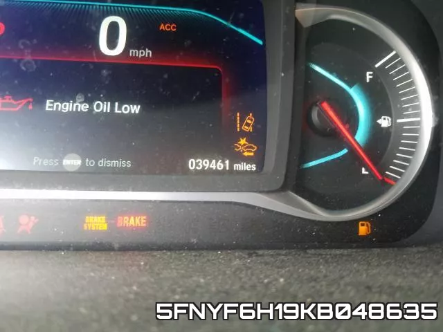 5FNYF6H19KB048635 фото 9