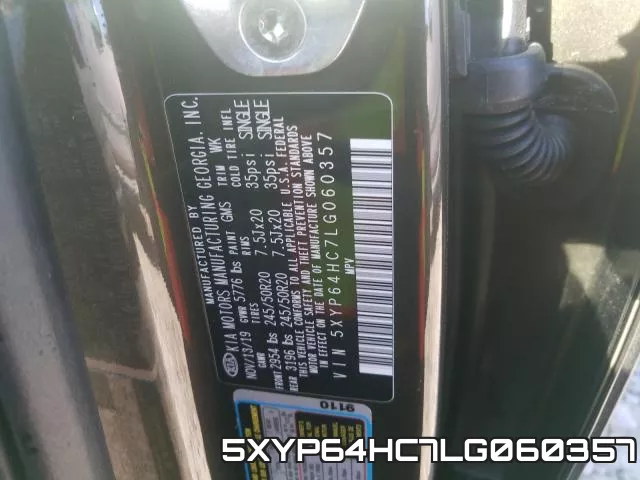 5XYP64HC7LG060357 фото 2