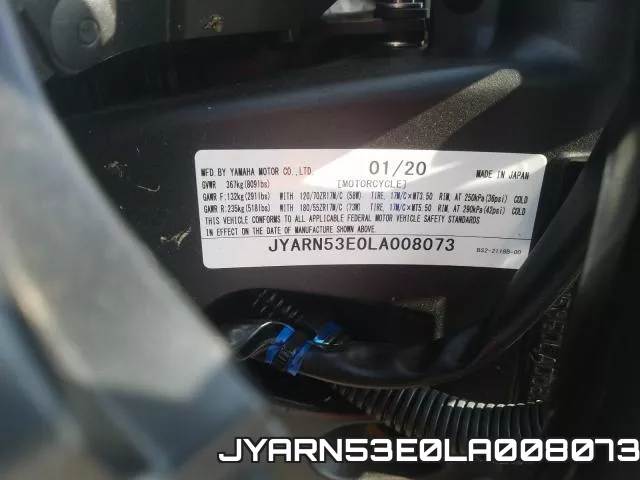 JYARN53E0LA008073 фото 2