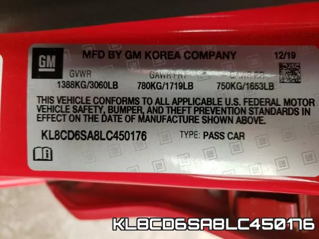 KL8CD6SA8LC450176 фото 2