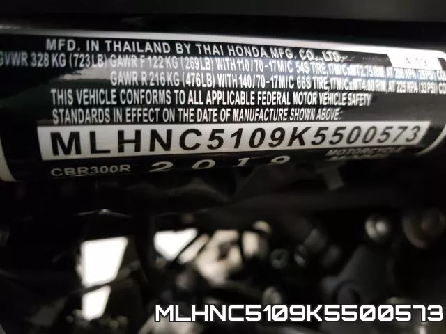 MLHNC5109K5500573 фото 2