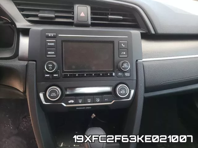 19XFC2F63KE021007 фото 10