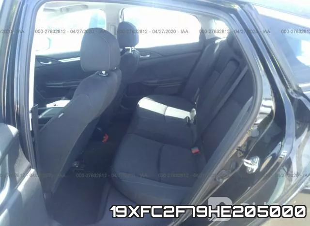 19XFC2F79HE205000 фото 8