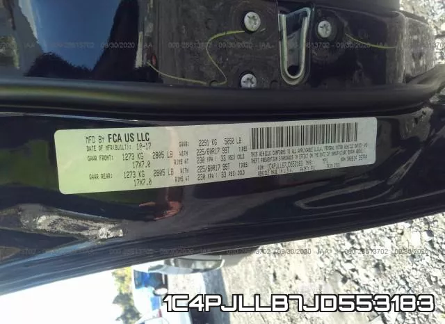 1C4PJLLB7JD553183 фото 10