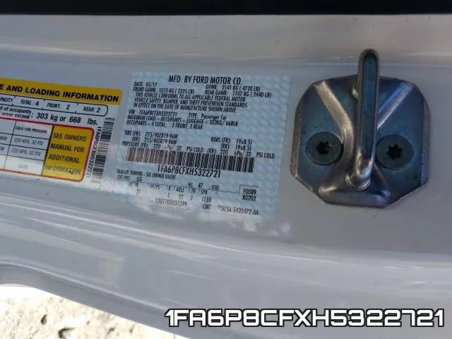 1FA6P8CFXH5322721 фото 2