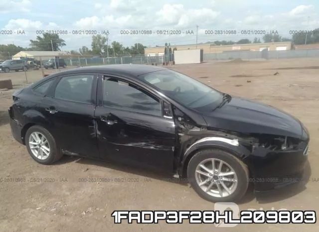1FADP3F28HL209803 фото 7