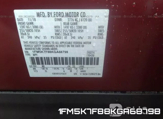1FM5K7F88KGA68798 фото 10