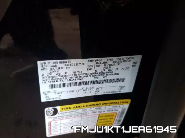 1FMJU1KT1JEA61945 фото 2