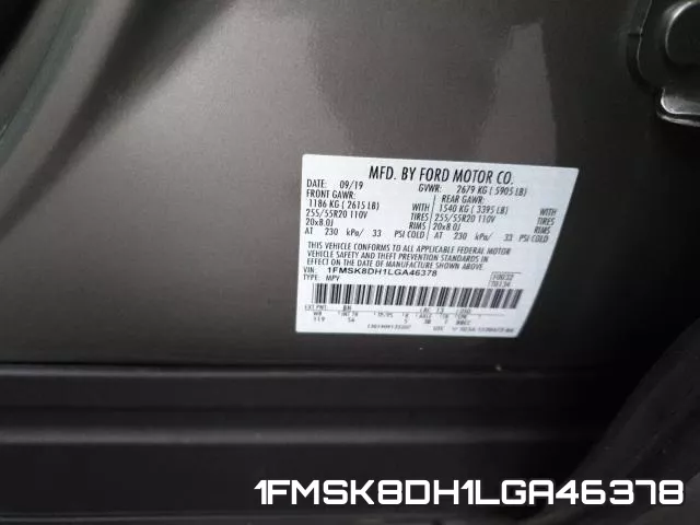 1FMSK8DH1LGA46378 фото 2