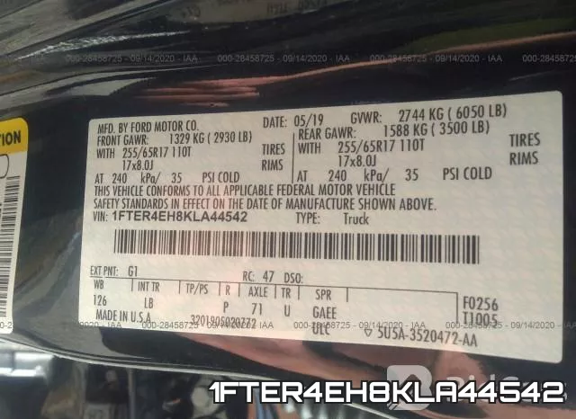 1FTER4EH8KLA44542 фото 10