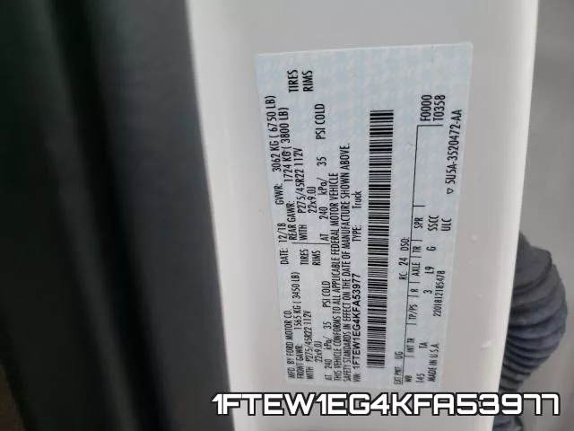 1FTEW1EG4KFA53977 фото 2