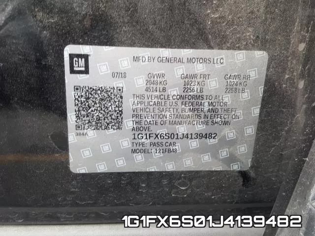 1G1FX6S01J4139482 фото 2