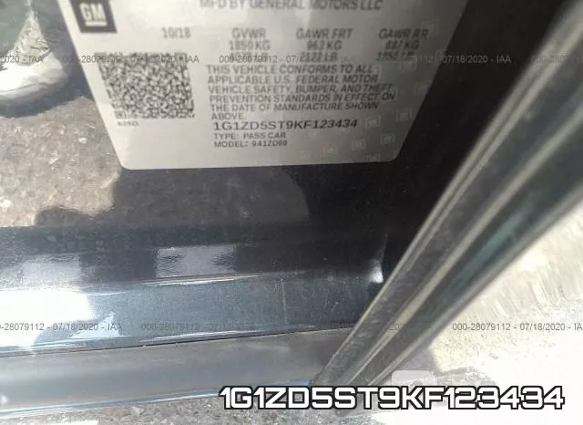 1G1ZD5ST9KF123434 фото 10