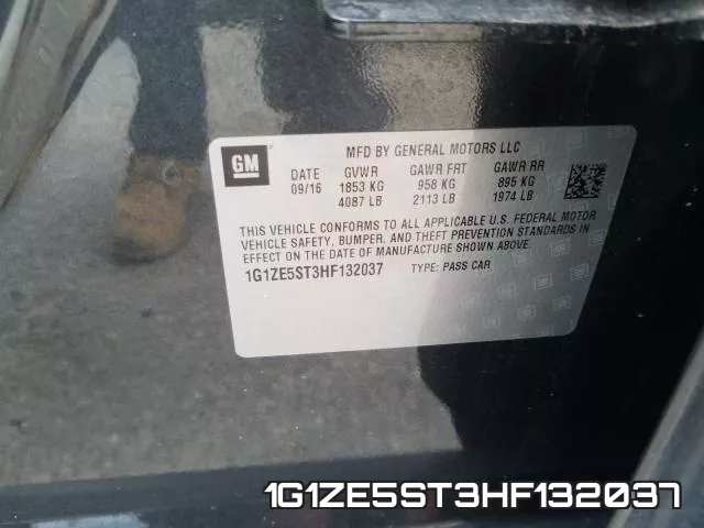 1G1ZE5ST3HF132037 фото 2