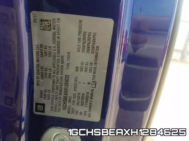1GCHSBEAXH1284625 фото 2