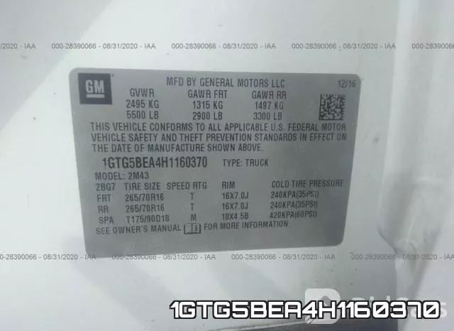 1GTG5BEA4H1160370 фото 10