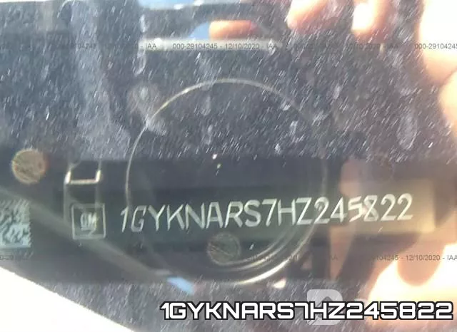 1GYKNARS7HZ245822 фото 10