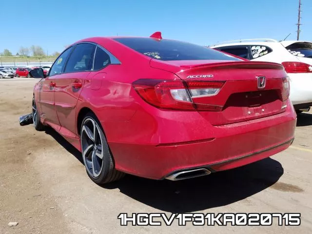 1HGCV1F31KA020715 фото 4