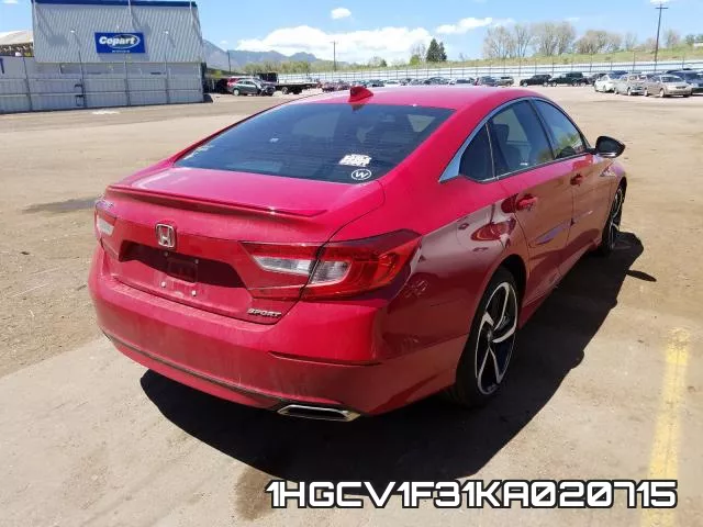 1HGCV1F31KA020715 фото 5