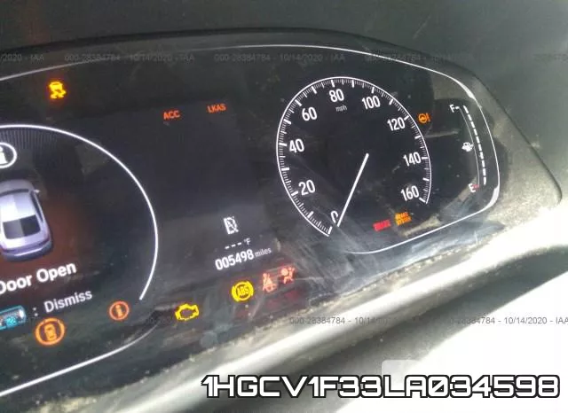 1HGCV1F33LA034598 фото 8