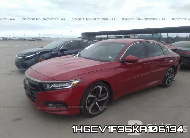 1HGCV1F36KA106134 фото 3