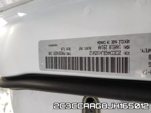 2C3CCAAG8JH165012 фото 2