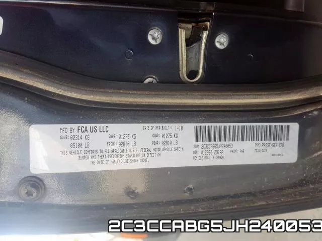2C3CCABG5JH240053 фото 2