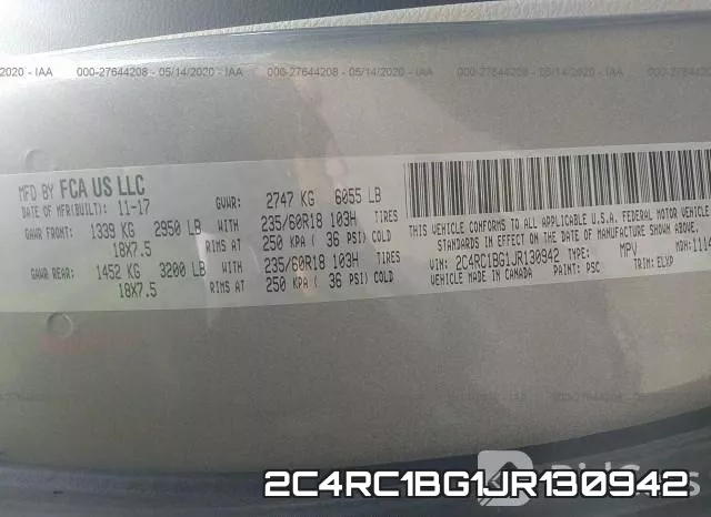 2C4RC1BG1JR130942 фото 10