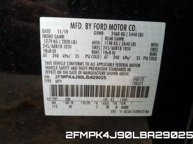 2FMPK4J90LBA29025 фото 2