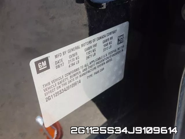 2G1125S34J9109614 фото 2