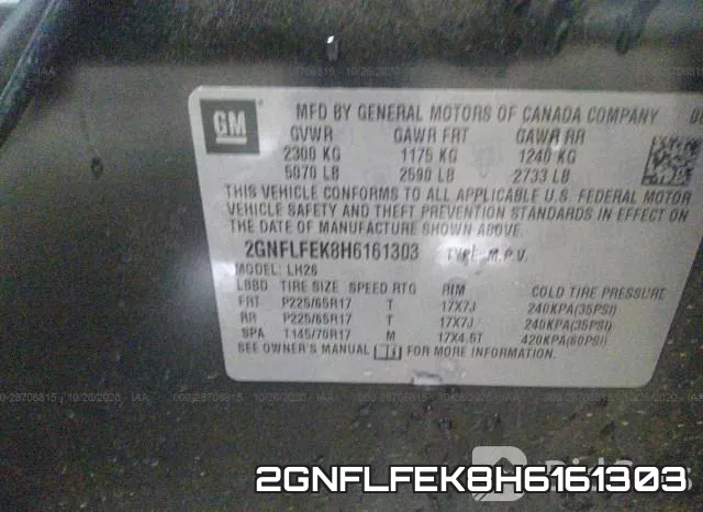 2GNFLFEK8H6161303 фото 10