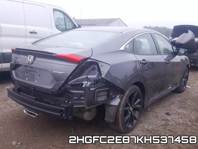 2HGFC2E87KH537458 фото 5