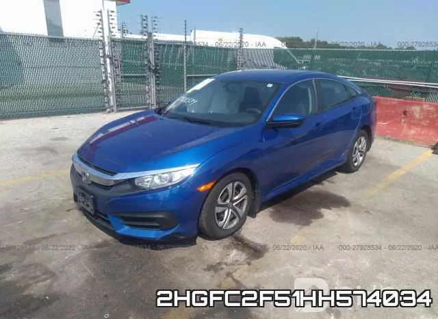 2HGFC2F51HH574034 фото 3