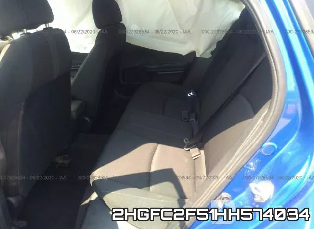 2HGFC2F51HH574034 фото 9