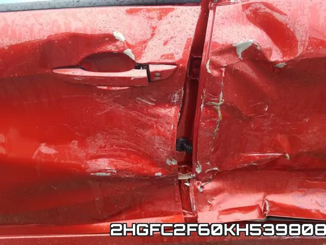 2HGFC2F60KH539808 фото 2