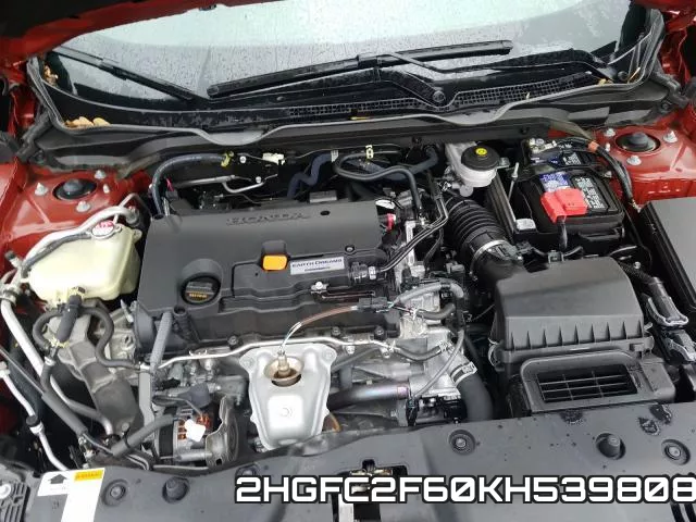 2HGFC2F60KH539808 фото 8