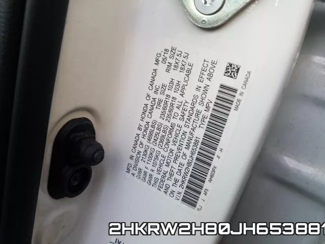 2HKRW2H80JH653881 фото 2