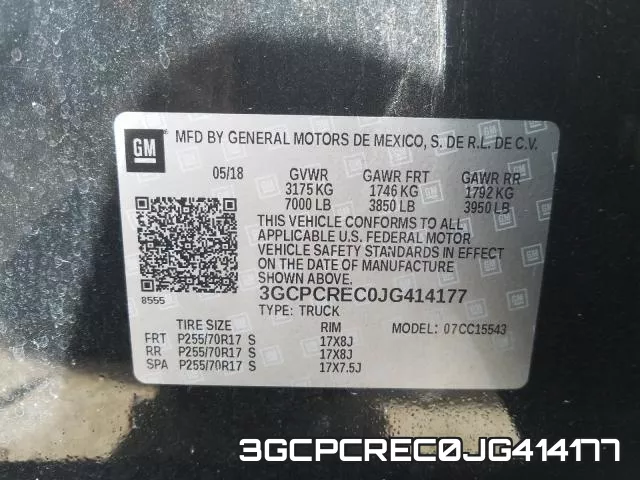 3GCPCREC0JG414177 фото 2