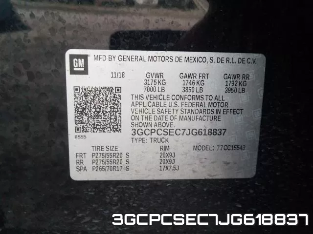 3GCPCSEC7JG618837 фото 2