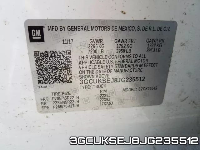 3GCUKSEJ8JG235512 фото 2