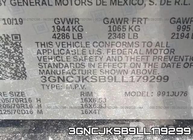 3GNCJKSB9LL179299 фото 10