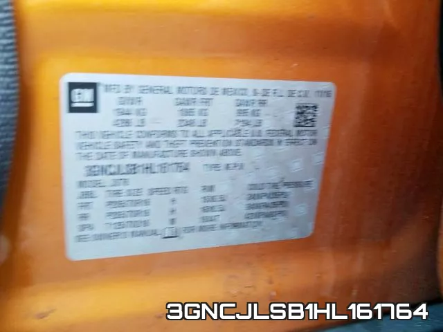3GNCJLSB1HL161764 фото 2