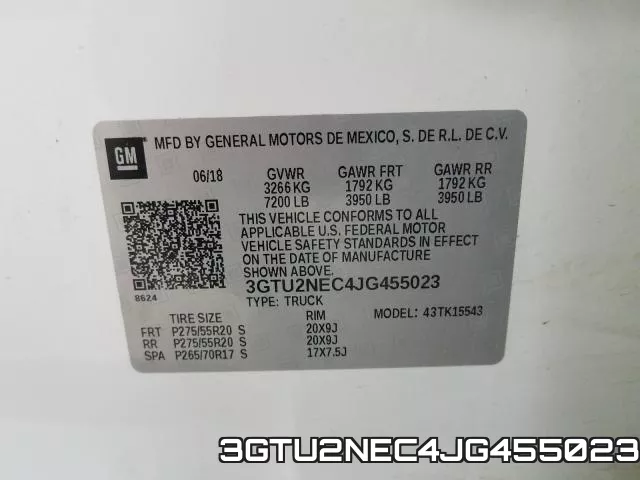 3GTU2NEC4JG455023 фото 2