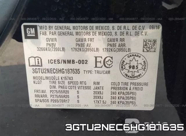 3GTU2NEC6HG187635 фото 10
