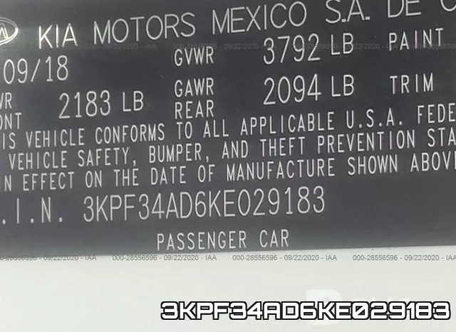 3KPF34AD6KE029183 фото 10