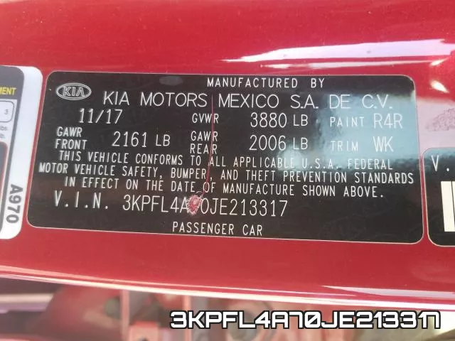 3KPFL4A70JE213317 фото 2
