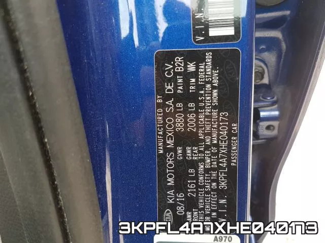 3KPFL4A7XHE040173 фото 2