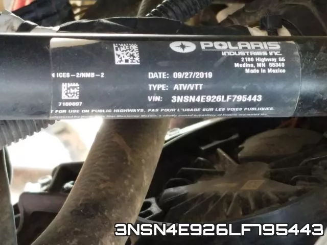 3NSN4E926LF795443 фото 2