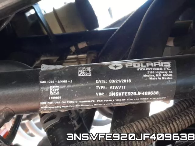 3NSVFE920JF409638 фото 2