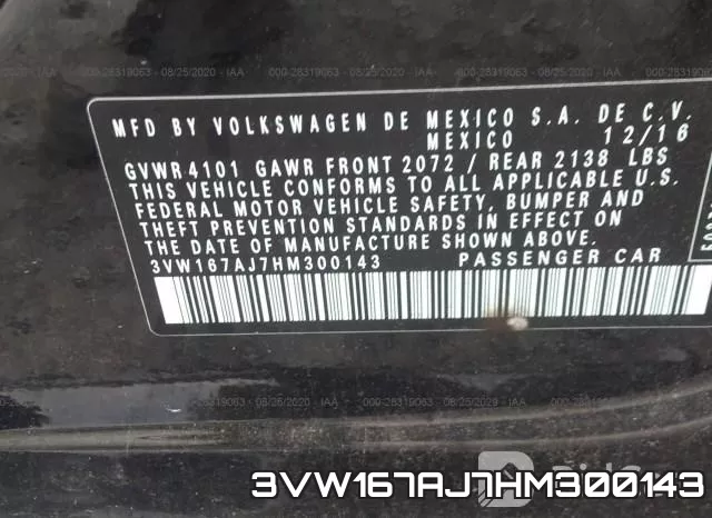 3VW167AJ7HM300143 фото 10